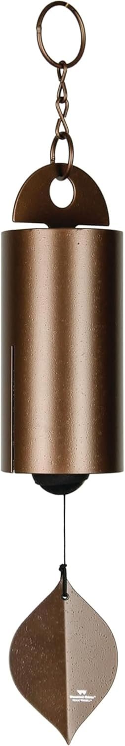 Woodstock Wind Chimes Heroic Windbell Wind Chimes for Outside, 24″ Copper Medium Windchime for Outdoor Garden, Patio, Porch Wind Bell, Deep Tone Sound