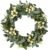 JINGHONG Eucalyptus Wreaths for Front Door 20 Inch Green Home Decor for Wall Porch Window Spring Summer Wreath with Big Berries for All Seasons Winter Christmas