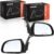 A-Premium Pair (2) Driver and Passenger Side Power Mirror – Compatible with Hyundai Sonata 2006 2007 2008 2009 2010 – Heated Outside Rear View Door Mirror – Replace# 87610-0A000, 87620-0A000
