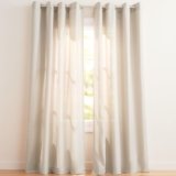 Exclusive Home Loha Linen Grommet Top Curtain Panel Pair, 54″x96″, Vintage Linen