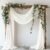 Wokceer Wedding Arch Draping Fabric 28.7″ x 20FT Ivory Drapes Sheer Fabric Backdrop Arch Draping Fabrics for Wedding Ceremony Birthday Party Bridal Shower Decoration