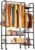 Portable Closets For Hanging Clothes,Wardrobe Closet Racks For Hanging Clothes,Sturdy Clothes Rack Heavy Duty,5-Tier Metal Freestanding Clothing Racks With Shelves, 45″ X 16″ X 69″