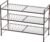Simple Houseware 3-Tier Stackable Mesh Shoe Rack, Bronze