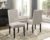 Roundhill Furniture Biony Tan Fabric Dining Chairs with Nailhead Trim, Set of 2, Brown, Tan